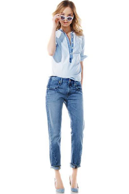 Женские зауженные джинсы