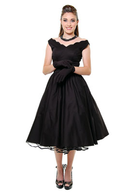 Платья в стиле 50-х 