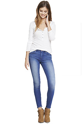 Женские узкие джинсы