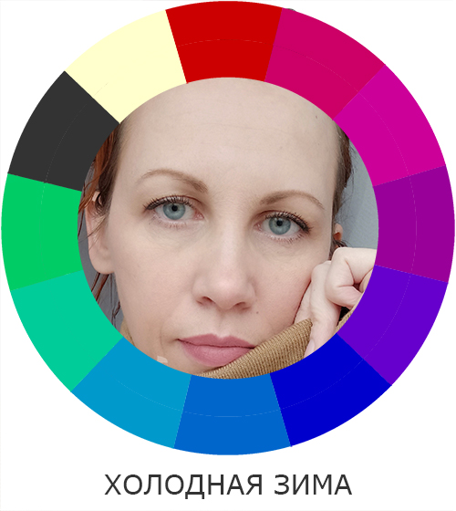 Фото: Елена К., 42 года, определение цветотипа внешности