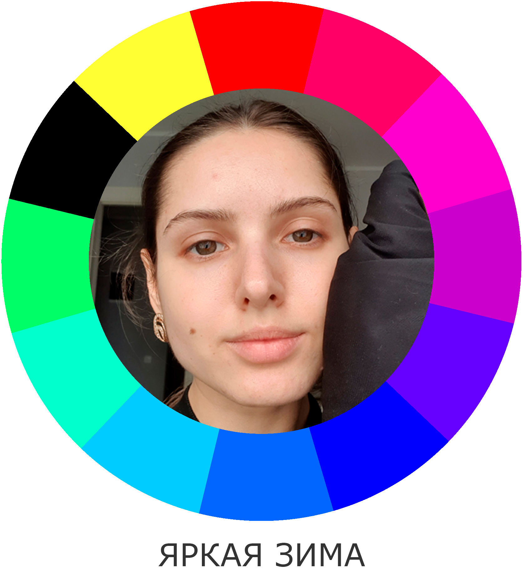 Фото: Татьяна К., 25 лет, определение цветотипа и степени контрастности внешности