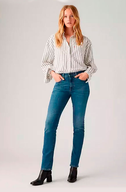 Посадка джинсов Slim fit Посадка джинсов Slim fit