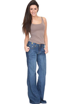 широкие джинсы